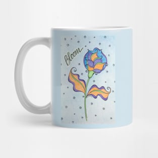 Bloom - Orange and Blue Mug